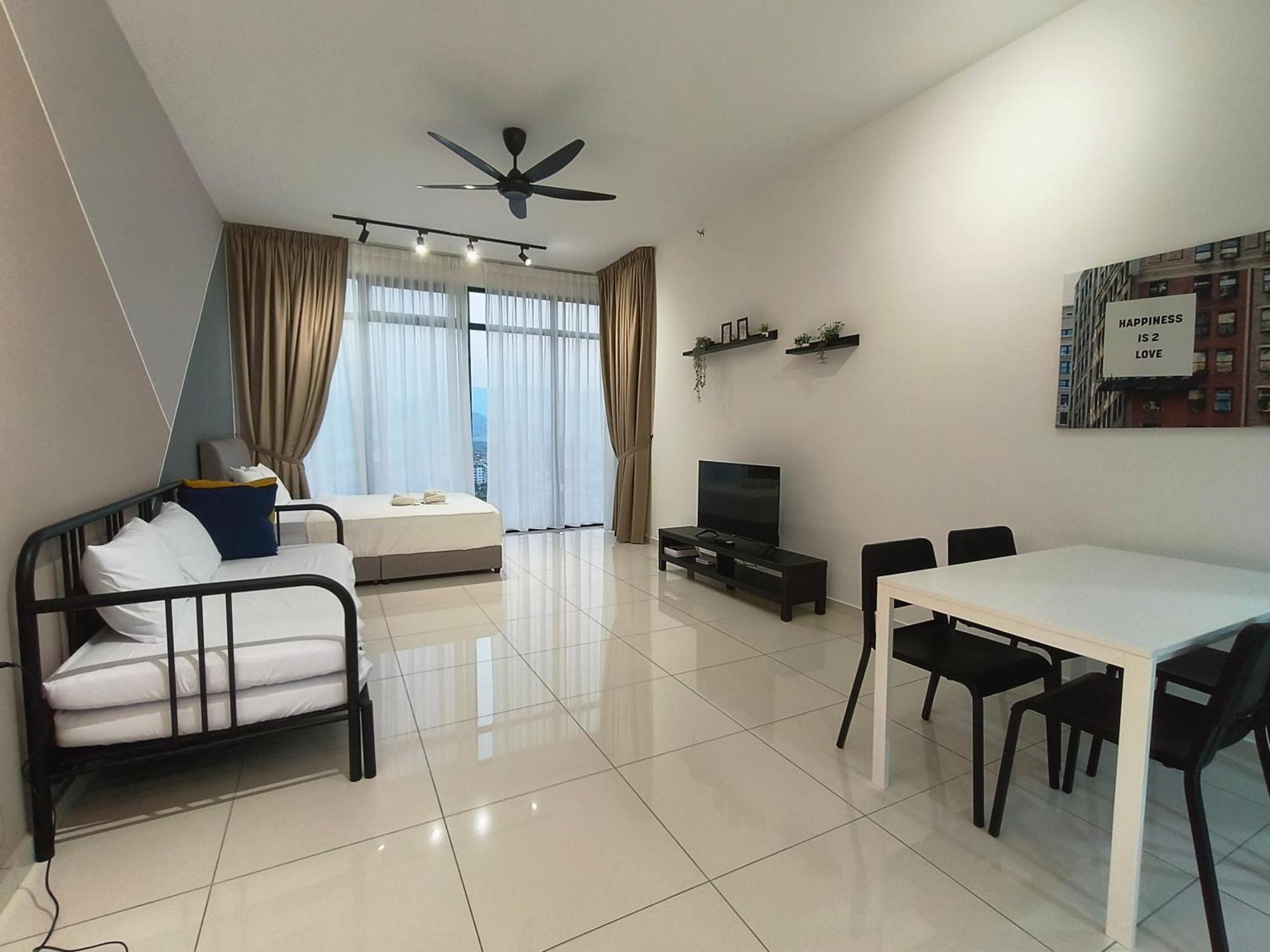 New Georgetown Stylist 2Br Homestay For 10Pax 无敌美景两房民宿 Beacon Executive Suite Ngoại thất bức ảnh