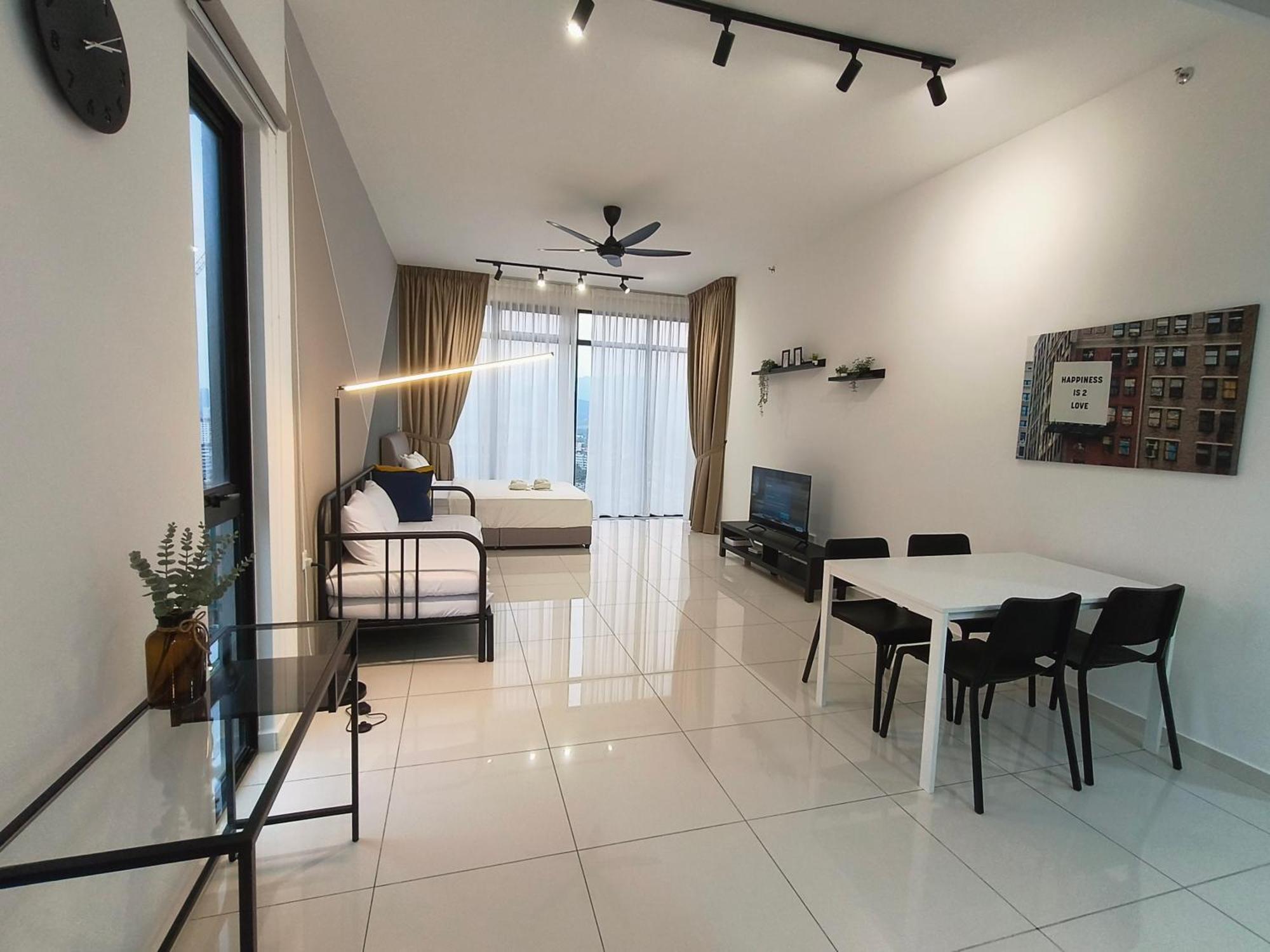 New Georgetown Stylist 2Br Homestay For 10Pax 无敌美景两房民宿 Beacon Executive Suite Ngoại thất bức ảnh
